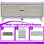 Banc de rangement avec portes en rotin, structure en bois de pin, coussin amovible et tablettes réglables-814549597