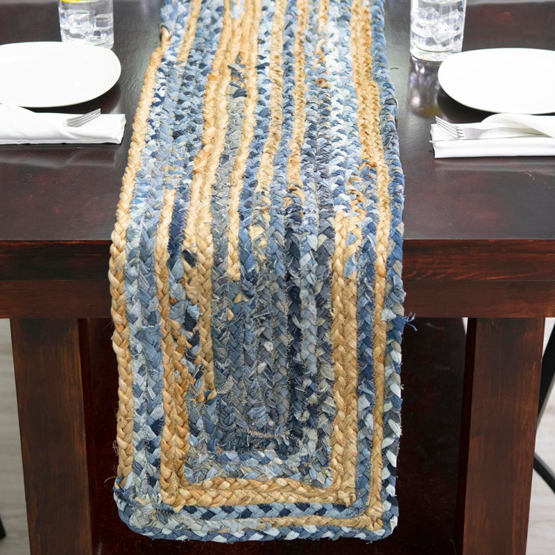 Cotton Indoor Rug, Table Runner 1'2" x 10'