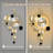 Modern Metal Golden Wall Art Clock, 31 * 18 Inch Led Decorative Wall Clocks, Silent No-ticking Large Wall Clockn, Crown Flat Design, For Living Room Bedroom Kitchen Cloakroom Decor Gifts