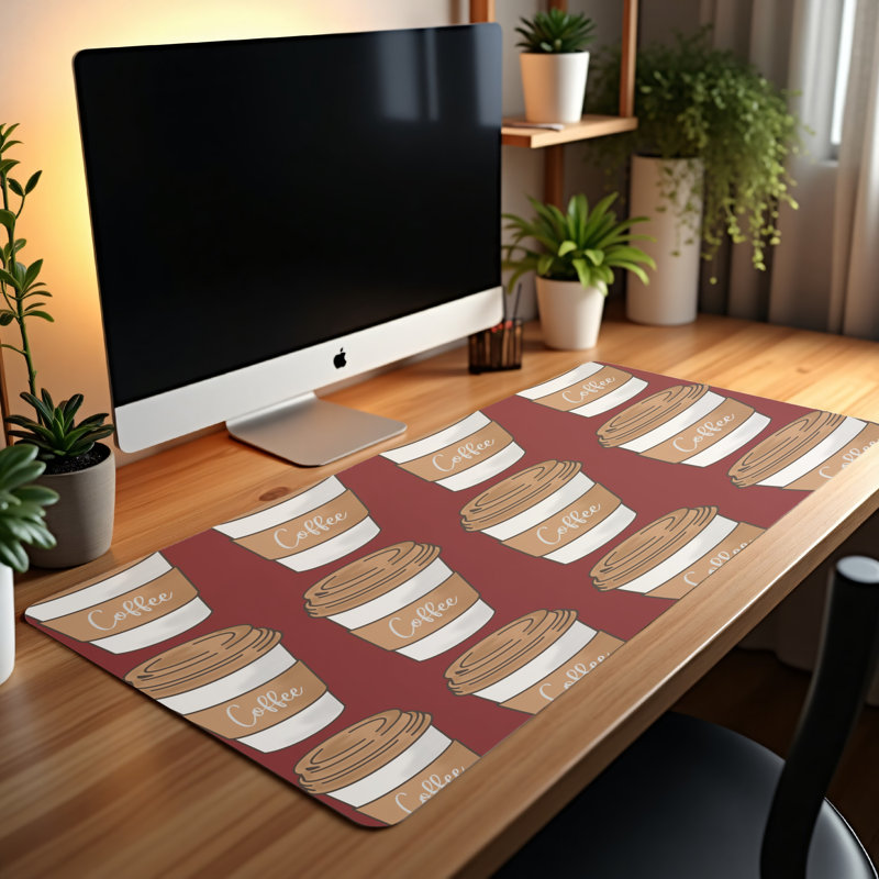 Polyester Desk Pad, 31.5x15.5