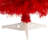 Red Artificial Christmas Tree with LED Lights