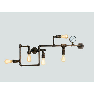 Paignt Semi Flush Mount