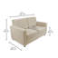 Canapé d'extérieur avec Sunbrella - Spectrum sable-124917225