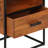 Nightstand Storage Bed Cabinet with Drawer Bed Table Solid Wood Acacia-400076876