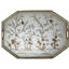 Pewter Octagon Tray with Gold Table-1690664571