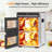 21100W Dual - Chamber Digital Food Dehydrator With 72H Timer & 12 Stainless Steel Trays For Fruits, Veggies & Meat