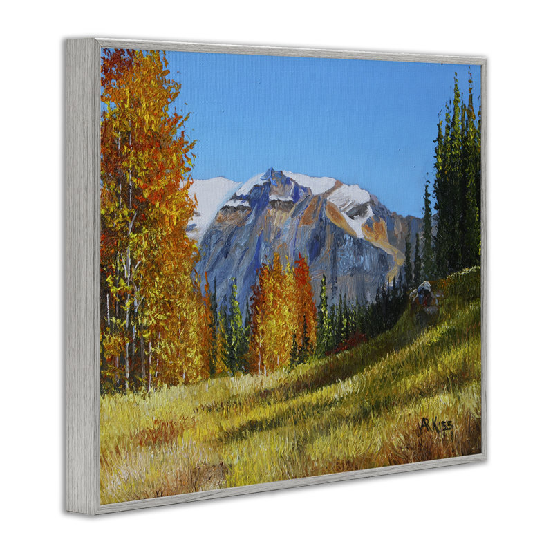 Art automnal de la vallée de la montagne, estampe numérique par Andrew Kiss, Estampe numérique Farmhouse, H 16 po x l 20 po