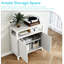 Armoire d'appoint 2 portes avec tablette ouverte-1279776407