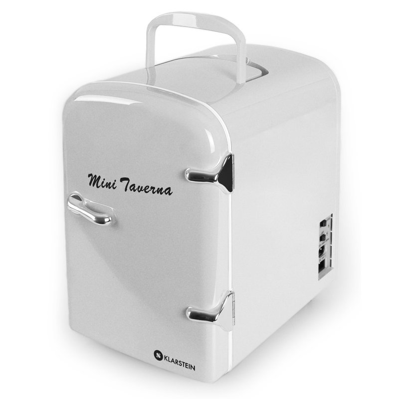 Klarstein 4m³ L Freestanding Mini Fridge, Silver