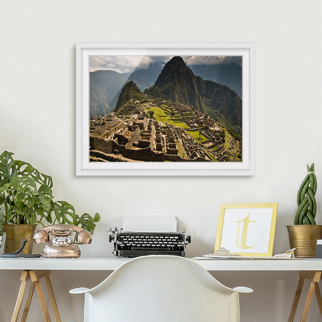 Gerahmtes Poster Machu Picchu