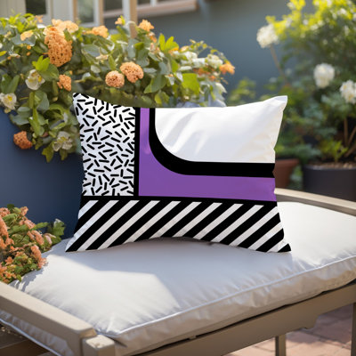 Oreiller rectangulaire réversible intérieur / extérieur Jazzo