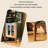 66.93"Green solid wood vintage corner cabinet