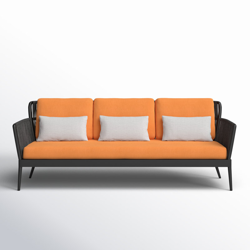 Nette Sofa - Carbon - Ninja, Tangerine