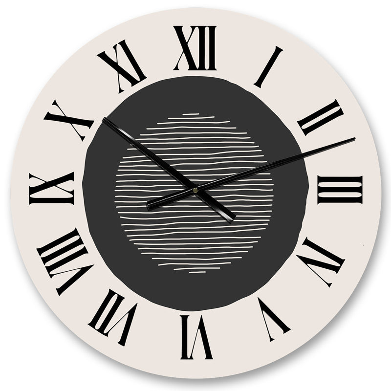 Horloge murale Minimal Primitive Bauhaus, Petit