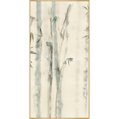 Bamboo Haze 2 Framed Painting Canvas