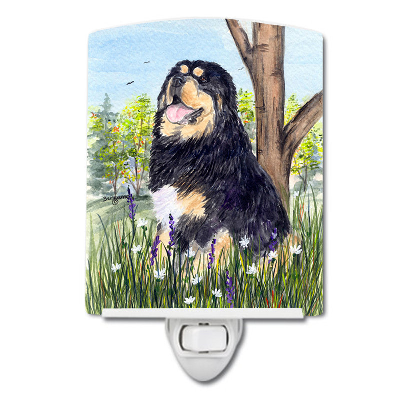 Tibetan Mastiff Ceramic Night Light