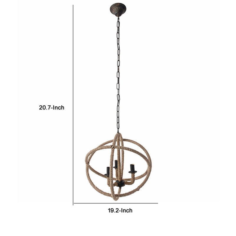 Asjad 3 - Light Globe Chandelier