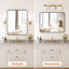 Miroir noir en métal trempé avec cadre profond-343798855-343798857