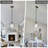 1-light 7.67" Wide Kitchen Island Light With Rippled Glass For Kitchen Island-512223532