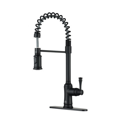 Robinet de cuisine rétractable à une poignée et à simple trou 1,8 gallon / minute Casainc