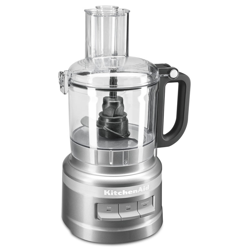 KitchenAid® 7 Cup Food Processor, Contour Silver