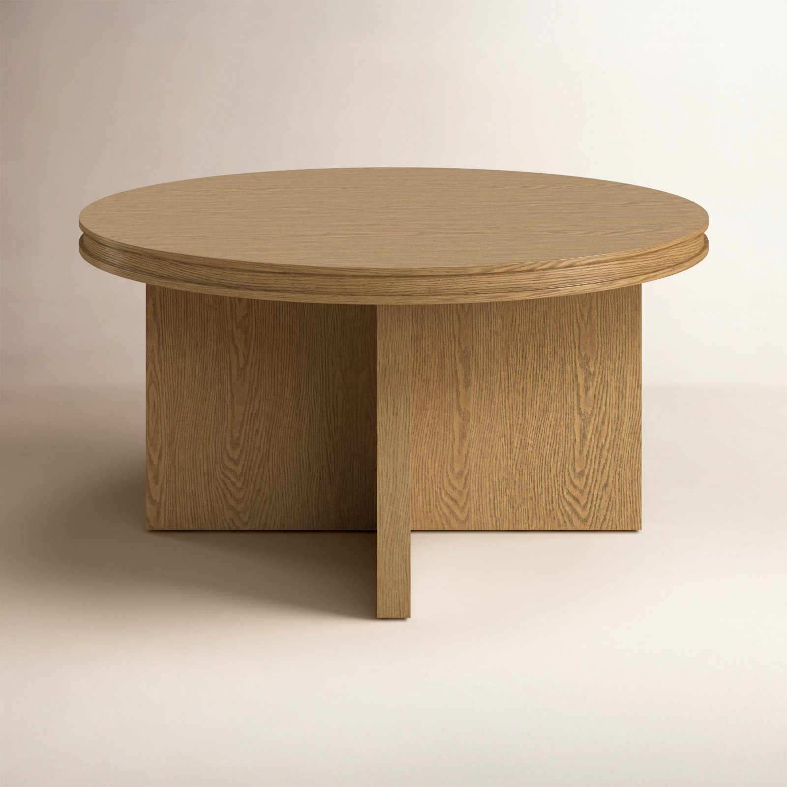 Southampton 35" Coffee Table, Oak Wood