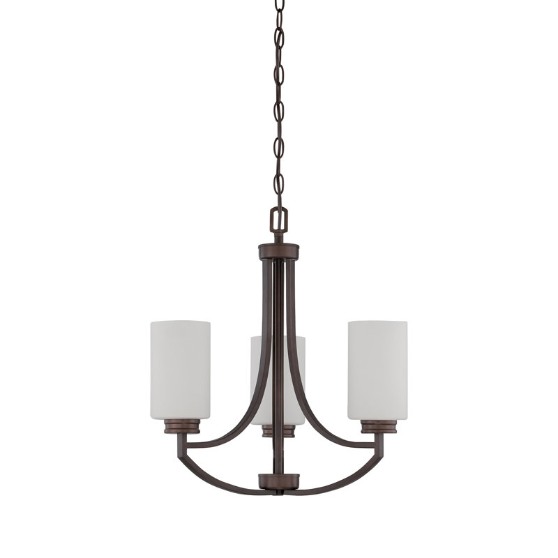Habibatou 3 - Light Dimmable Classic / Traditional Chandelier, Bronze