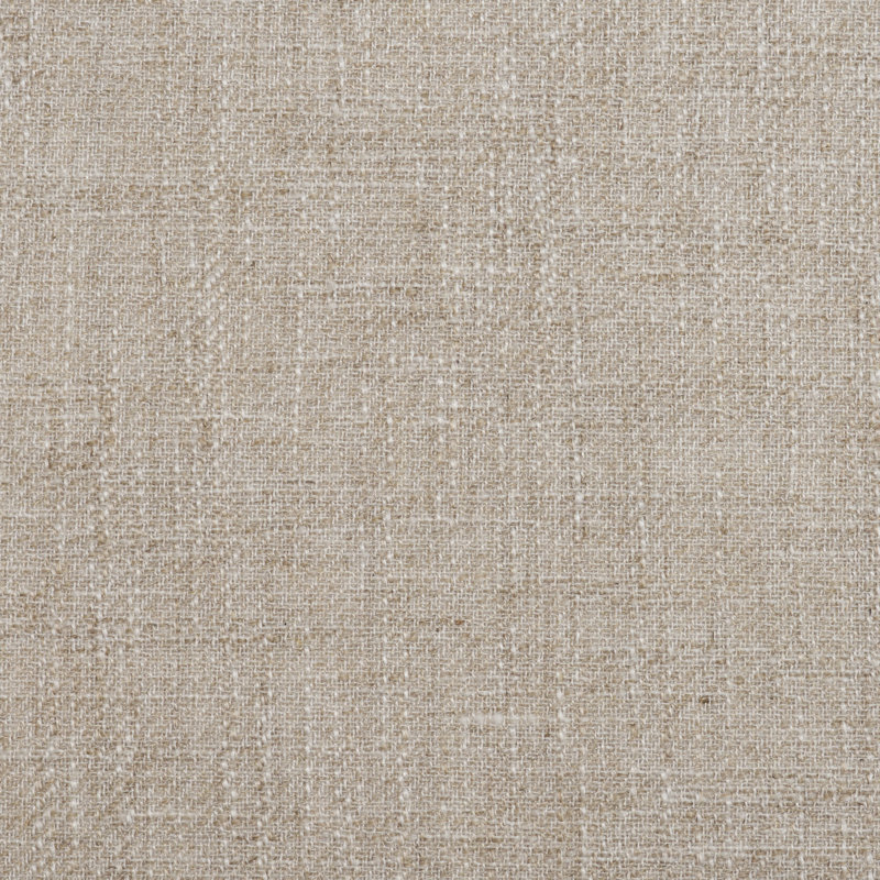 Chaise d'appoint de salle à manger en tissu avoine, Crème/brun