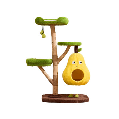 4 Tiers Cat Tree with Condons,Perch,Scratching Posts