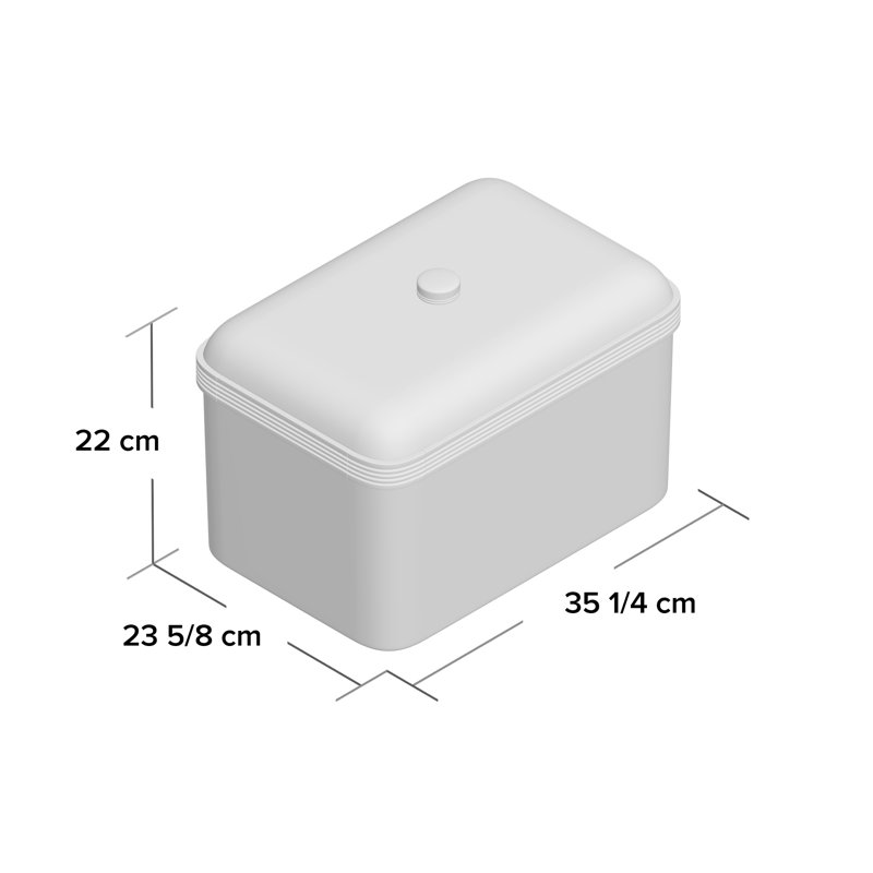 Swan Retro Bread Bin, Metal, 18 Litre,, Pink