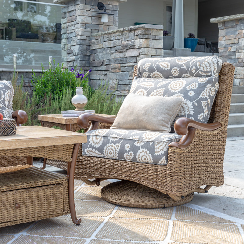 Brookside Outdoor Glider, Preview Toffee