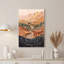 «Layered Canyon River Valley», reproduction d'art sur toile-133060925
