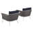Stance Aluminum Armchair Set of 2-1645190435