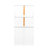 Tilt-Out Hamper And Shelf Laundry Cabinet - Doors, Multiple Storage, Freestanding, White, Adjustable With Easy Maintenance Feature Shelf, Hamper,