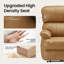 Fauteuil inclinable électrique en cuir de 39,4 po de largeur avec fonction d'inclinaison réglable-2004844460