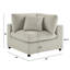 Canapé modulaire 2 pièces Cassandra-1373319306