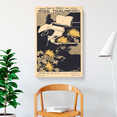 Miss Traumerei by Ethel Reed - Wrapped Canvas Painting