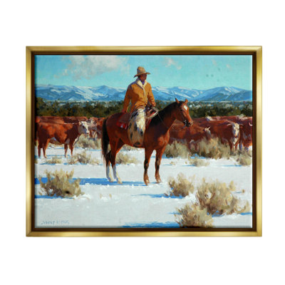Hiver, cowboy