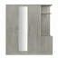 Armoire polyvalente à 4 portes avec plusieurs options de rangement et miroir élégant-1464255533