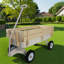 Transport extérieur, tous les terrains, rampes en bois, pneus solides, transport de jardin
