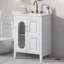 Meuble-lavabo 24 po avec lavabo, meuble-lavabo 24 po avec deux tiroirs et porte-1176545379