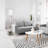 Modern Floor Lamp With Built-In Shelves And Linen Shade For Home Organization And Ambient Lighting