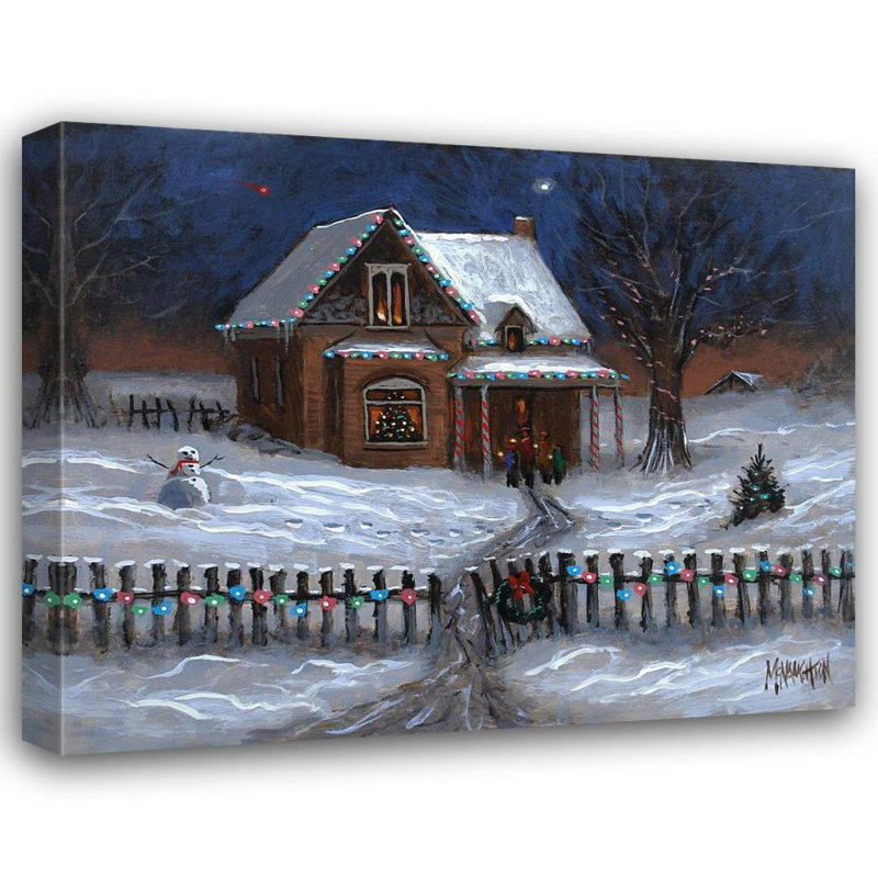 Chanteurs de Noël, H 19 po x l 24 po