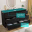 Commode de rangement moderne moderne à 6 tiroirs pour commode double-278249614