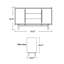 Buffet simple avec rangement moderne nordique