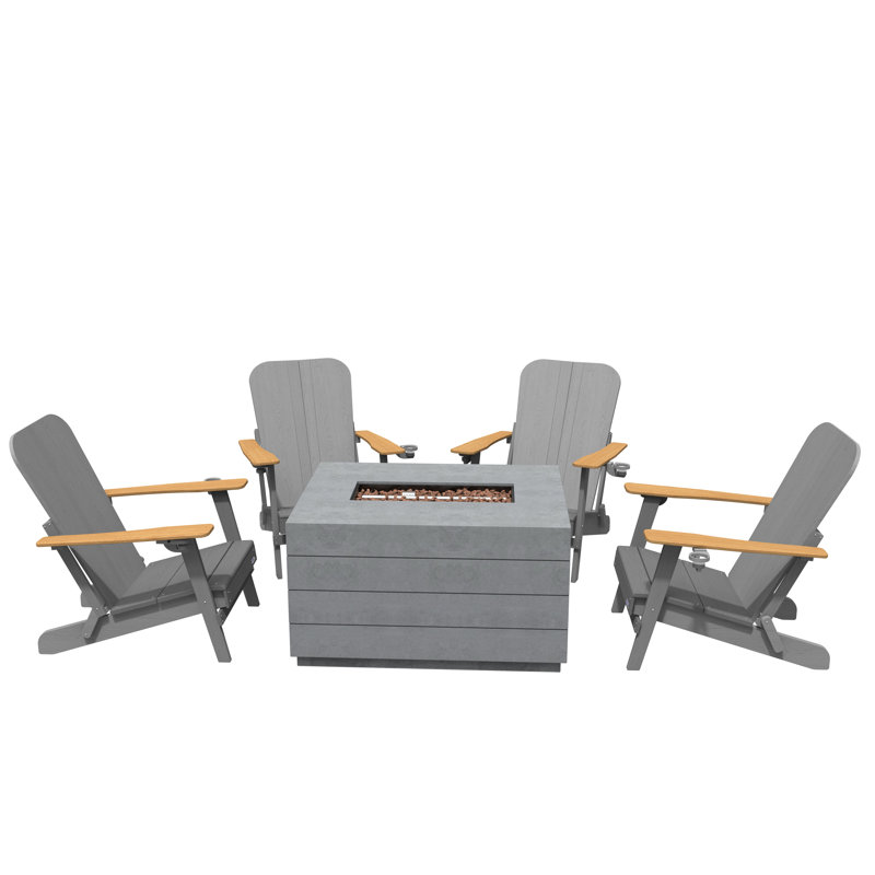 Chaise Adirondack d'extérieur Breianna