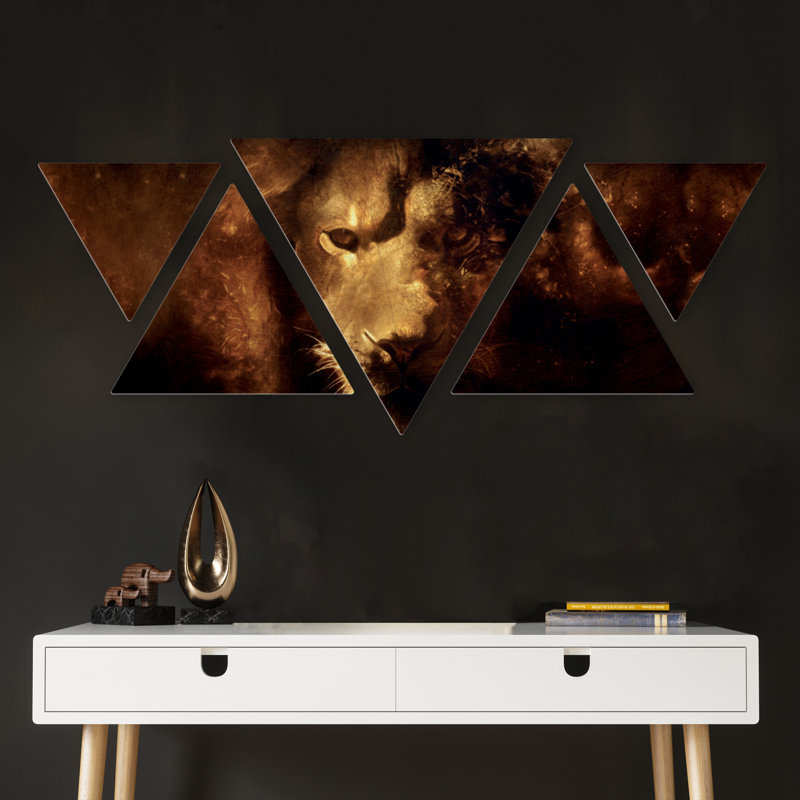 Leone D'Oro - 5 Piece Print on MDF
