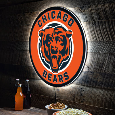 NFL LED Round Lighted Wall Sign