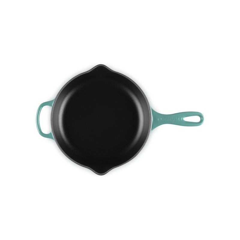 Le Creuset Signature Cast Iron Round Skillet, 9 In. - Blue Riviera, Blue Riviera