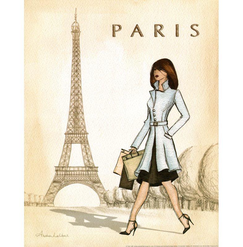 Paris, 24" H x 19" W